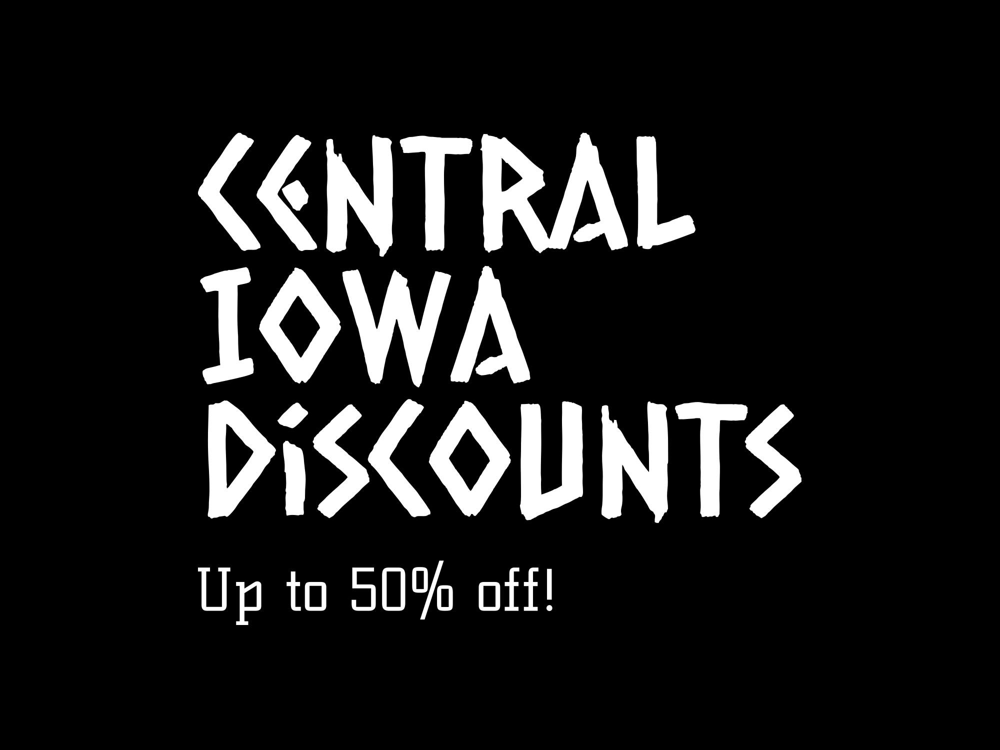 Central Iowa Discounts Facebook ad