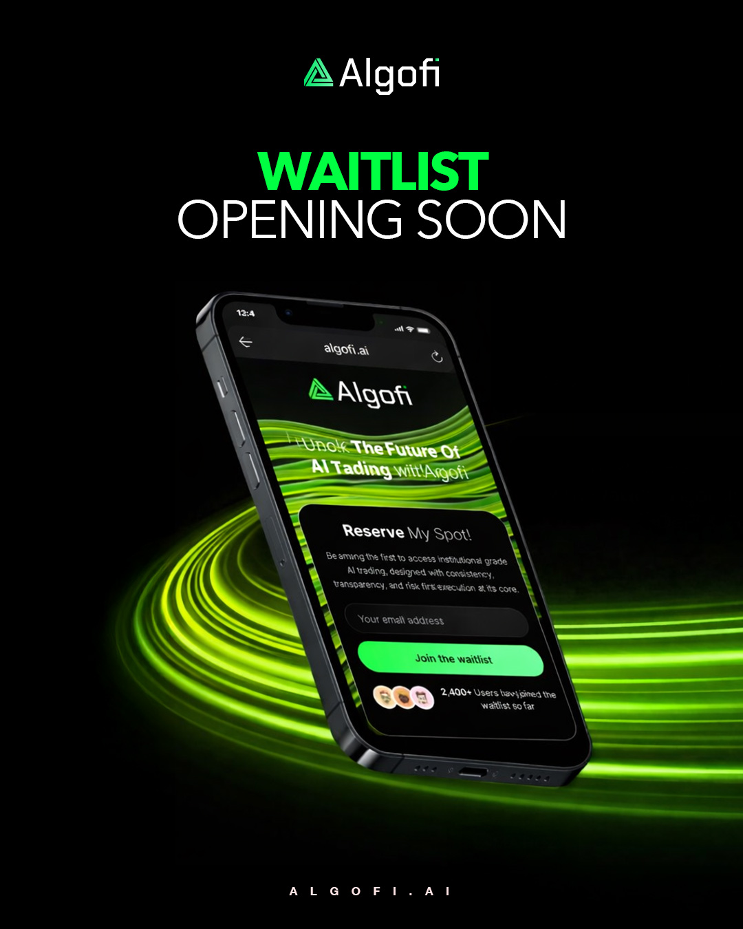 Algofi.Ai Facebook ad