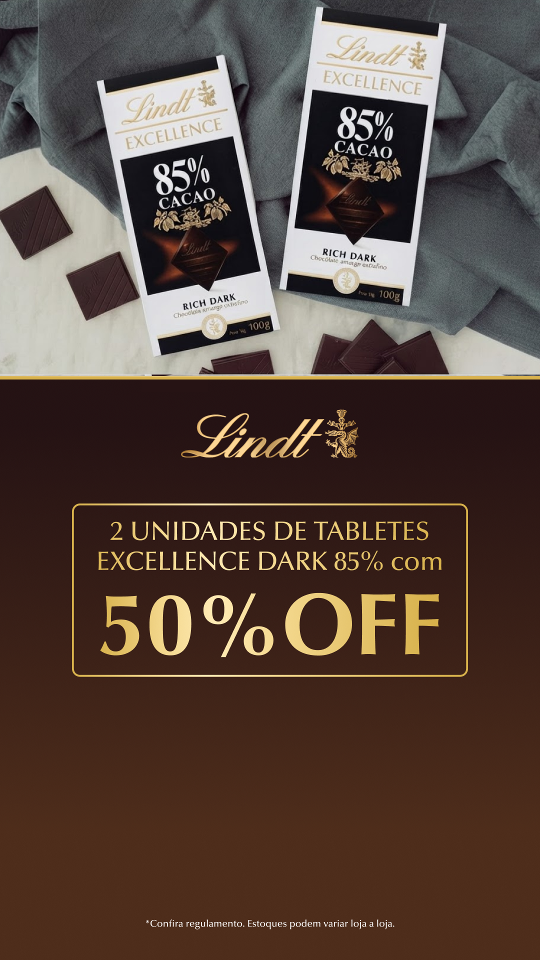 Lindt Facebook ad