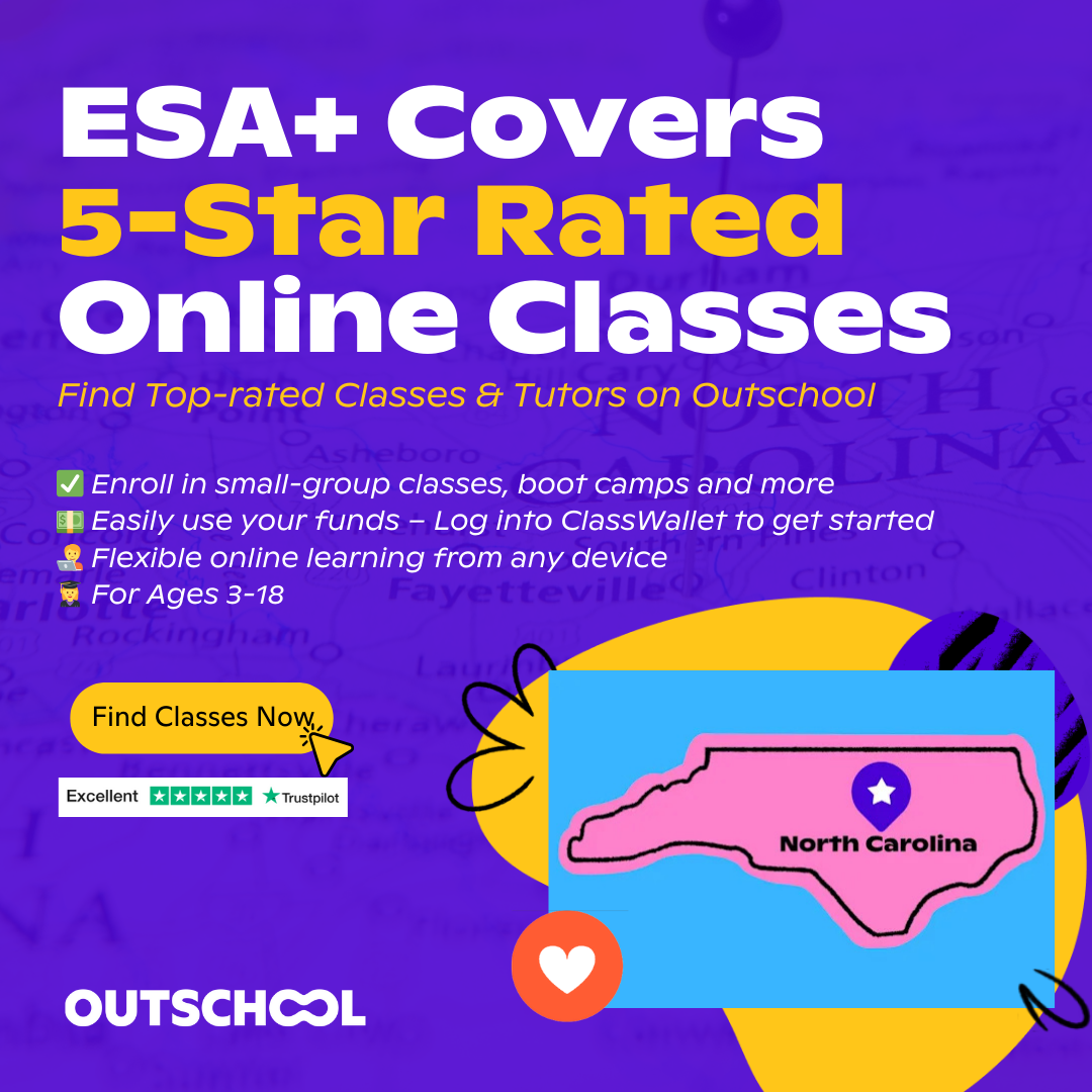 Outschool Facebook ad