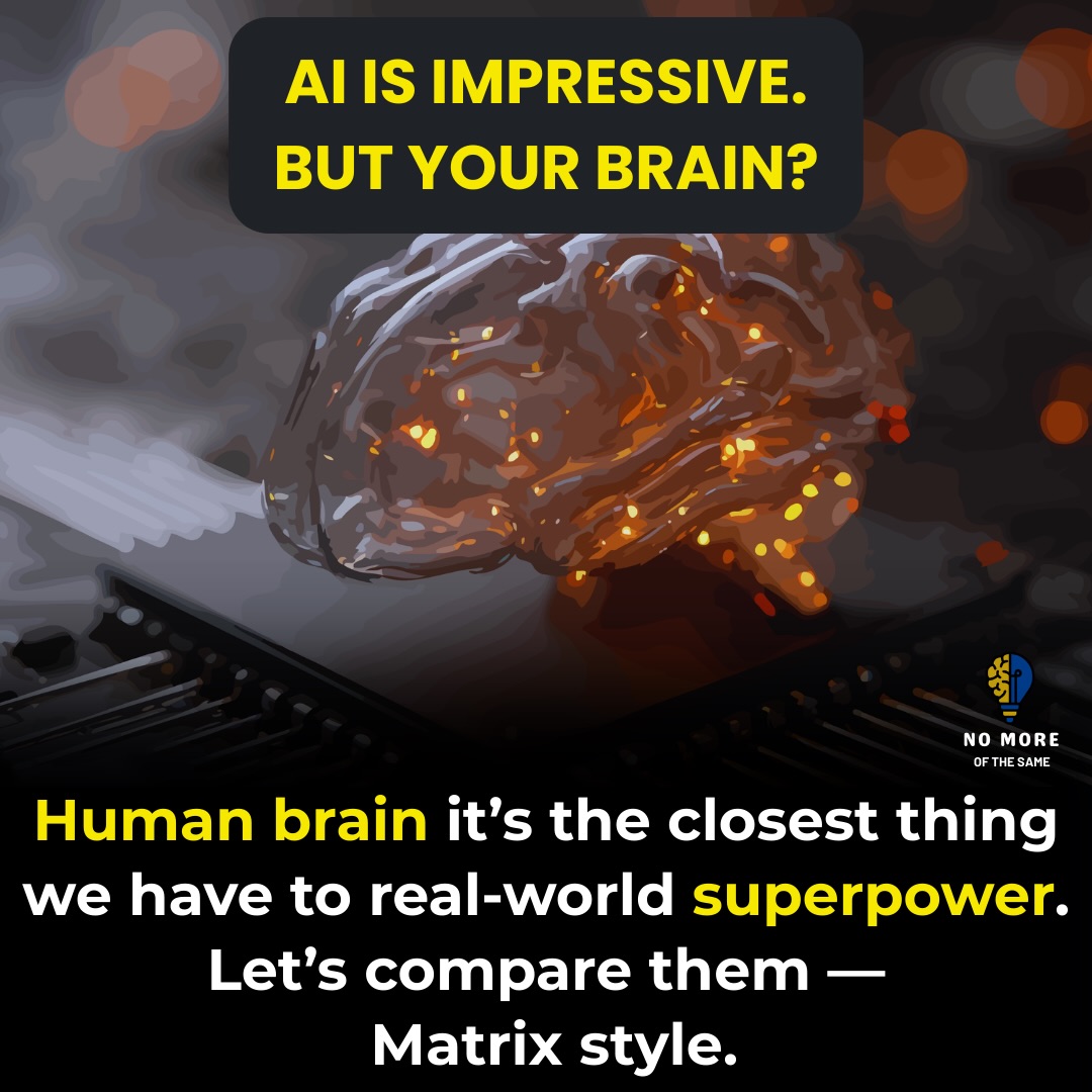 No More of the Same Facebook ad: Human Brain X AI