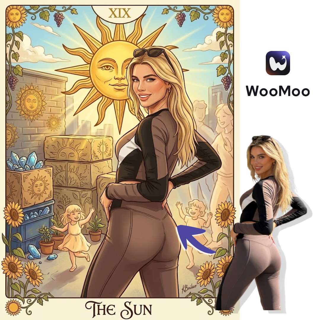 Woomoo Facebook ad: Meet Your Higher Self.