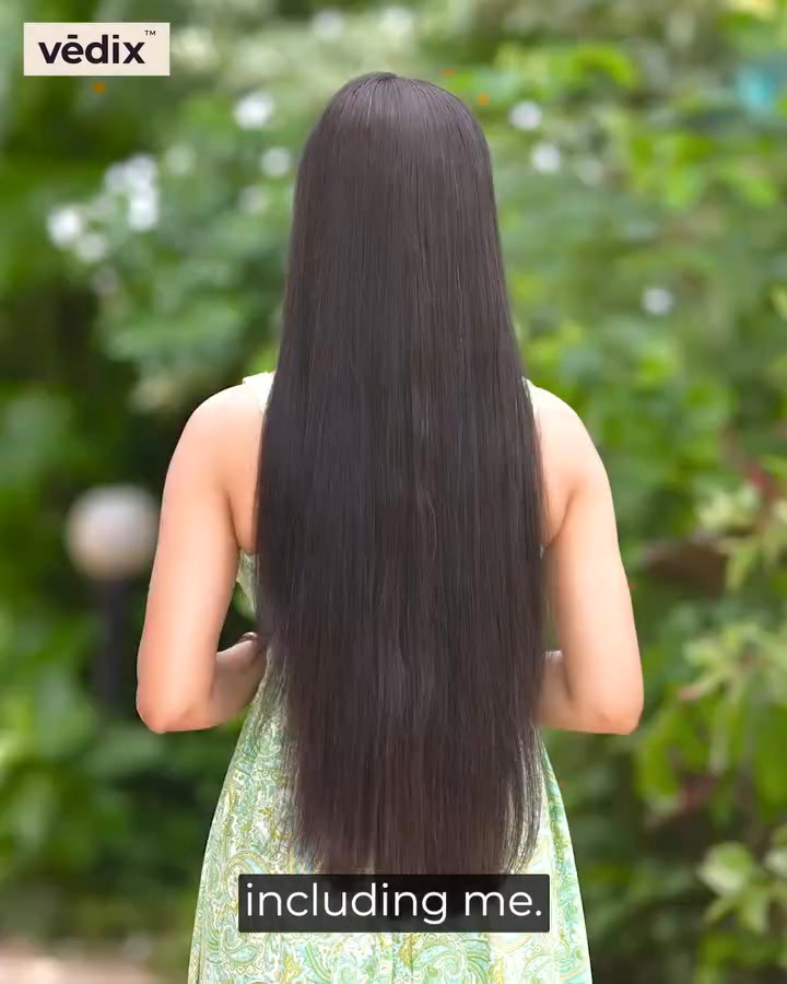 Ayurvedic Routine Facebook ad: END Weak Hair, Thinning, & Hair Fall with Vedix!