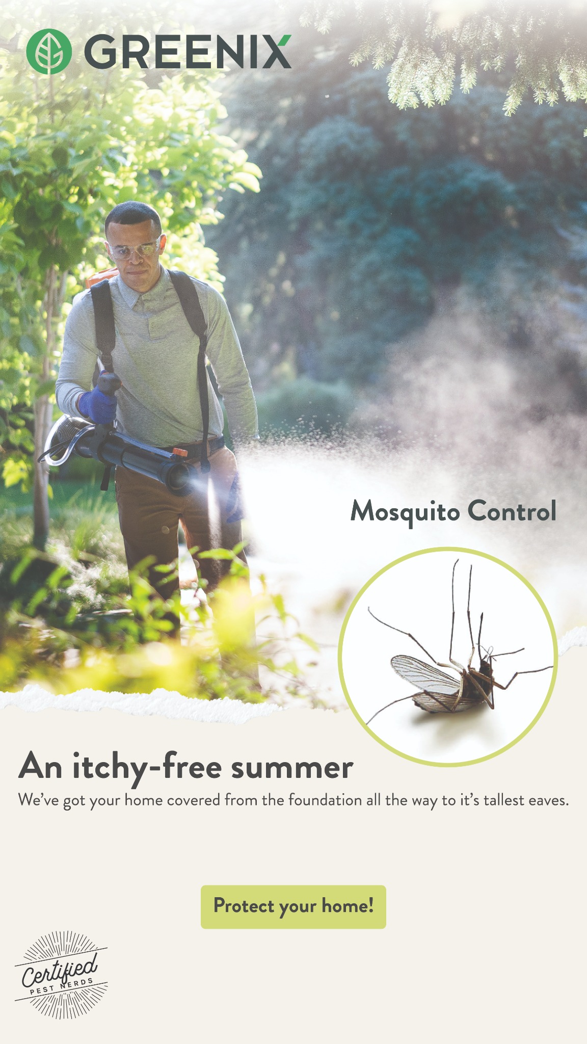 Greenix Pest Control Facebook ad