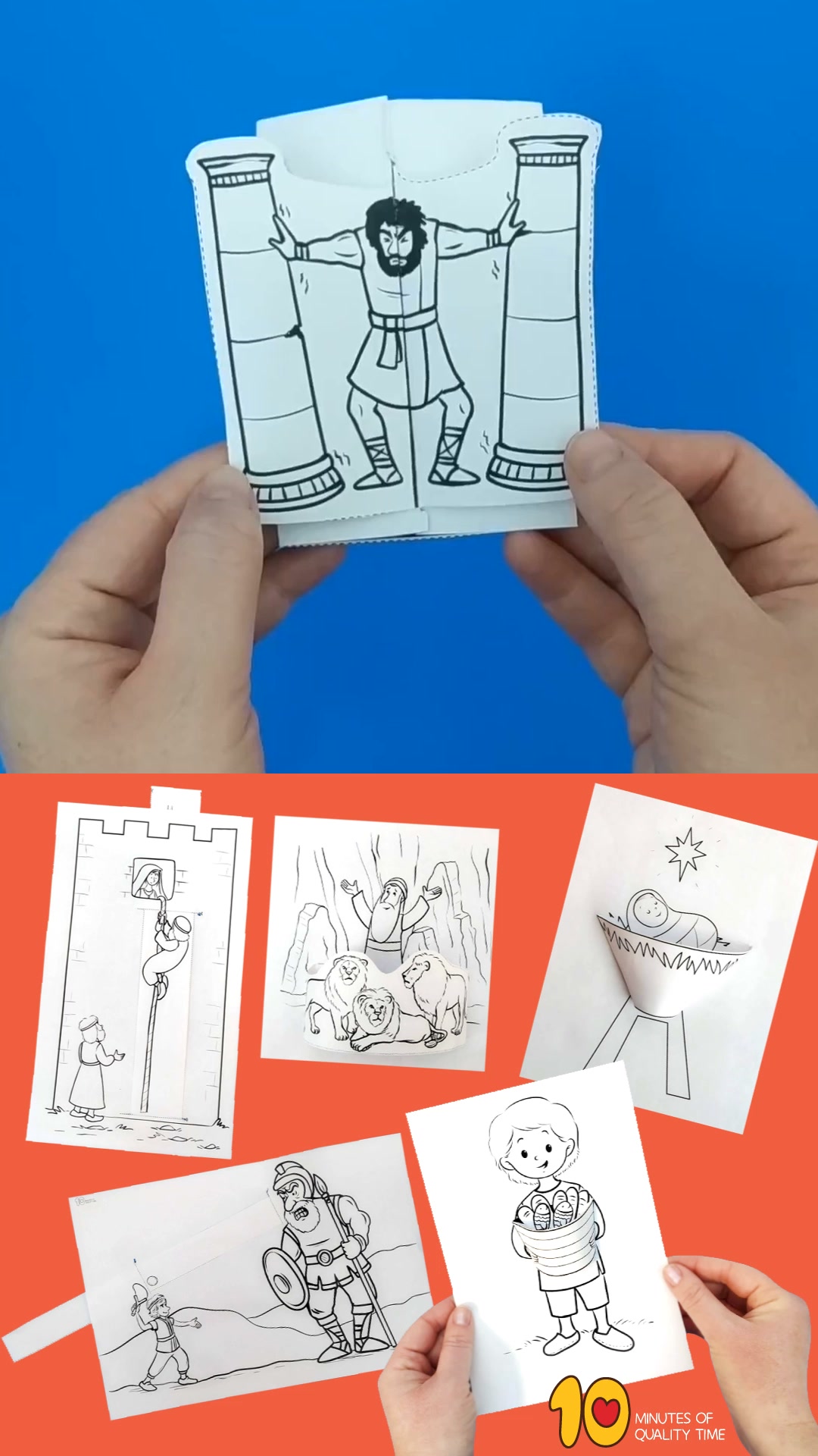 10 Minutes of Quality Time Facebook ad: Simple crafts for small churches.