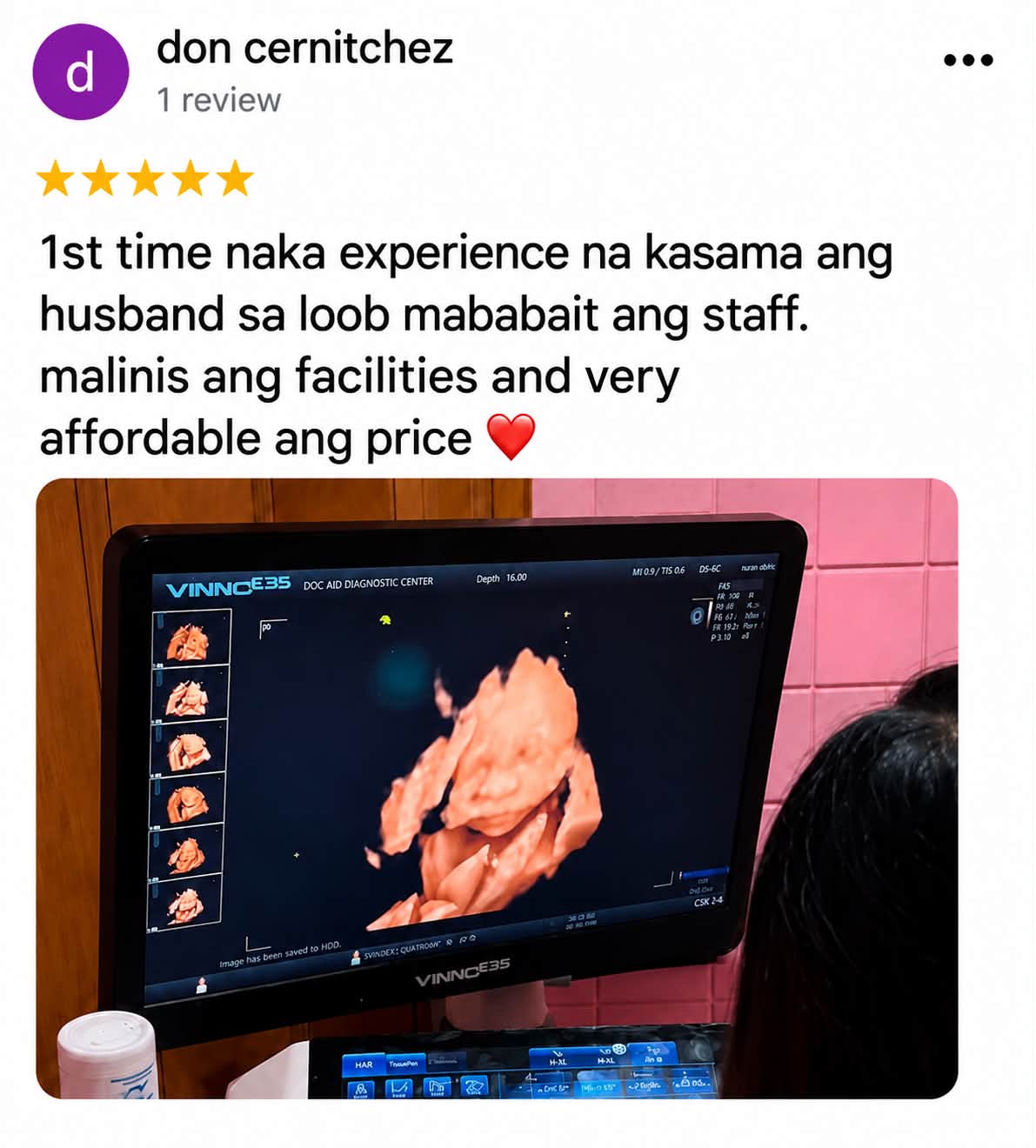 DOC AID Diagnostic Center - Molino Bacoor Cavite Facebook ad
