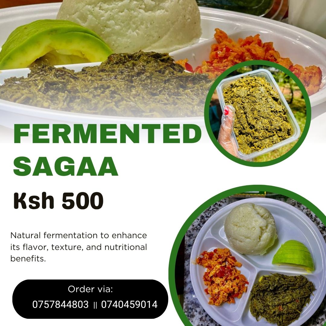 Nyumbani Greens Facebook ad: Kenyans eat to survive.