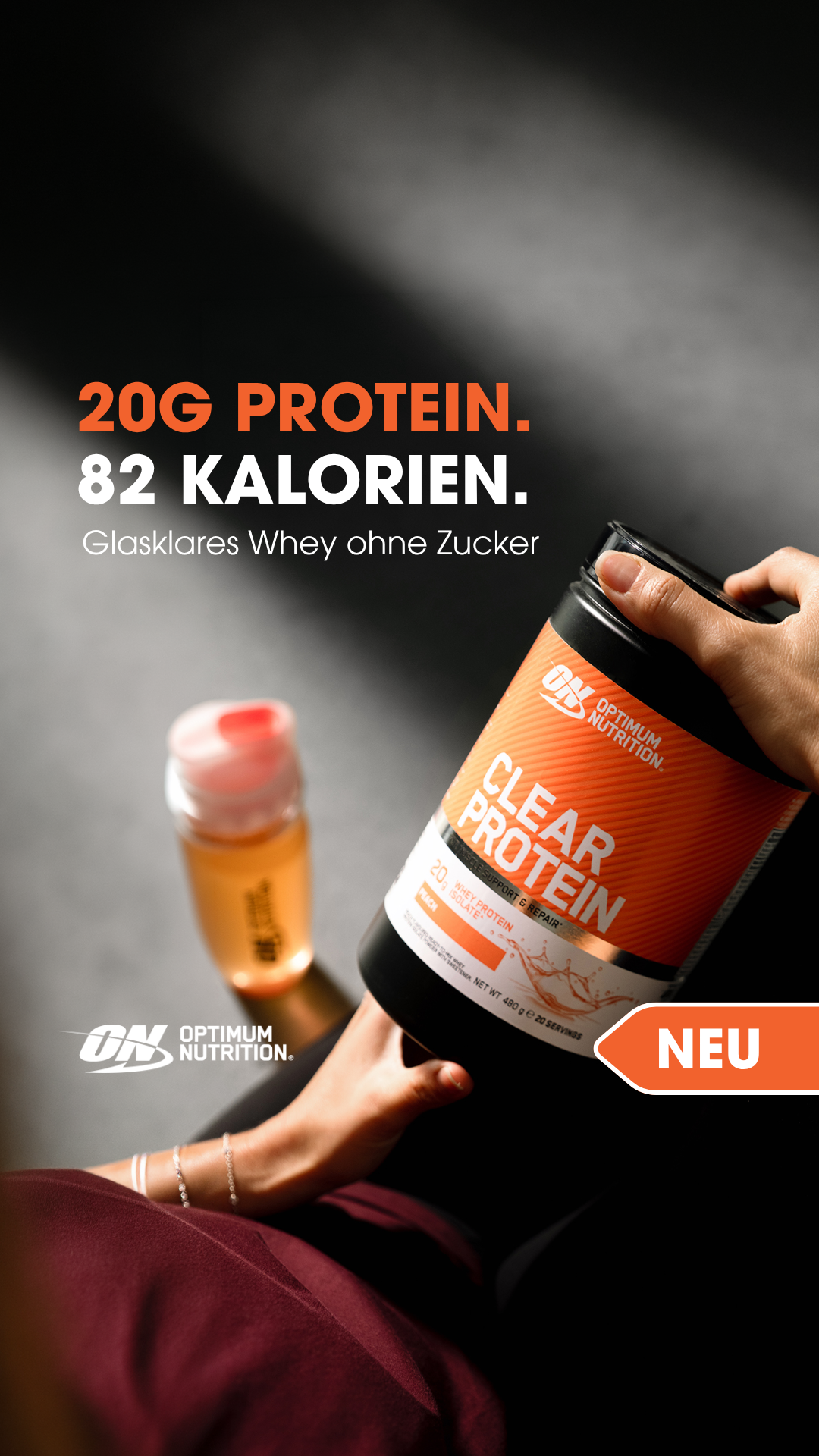 Optimum Nutrition Facebook ad from Jul 2, 2026
