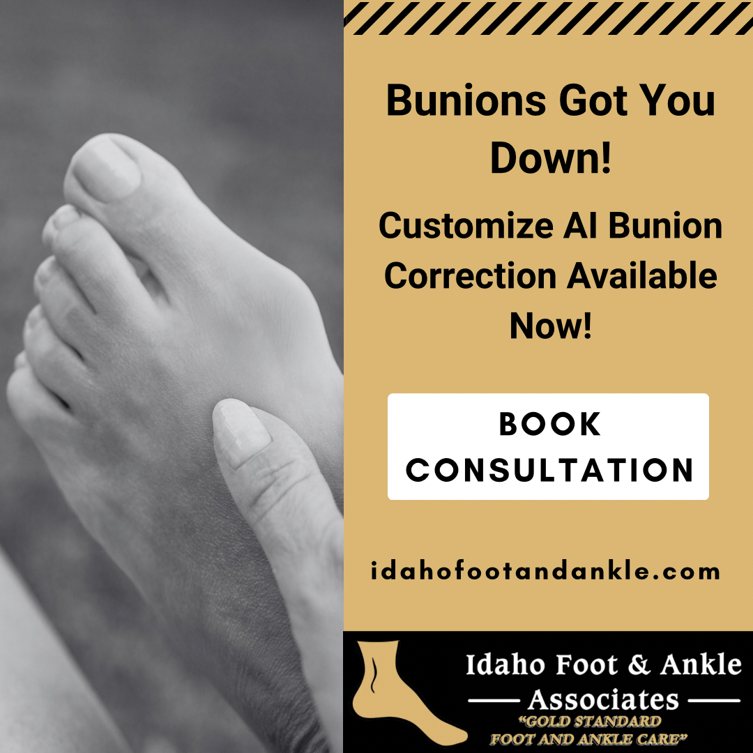 Idaho Foot & Ankle Associates Facebook ad: Your feet take a lot, and Idaho Foot…