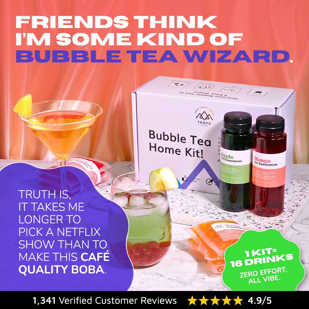 Tempo Tea Bar Facebook ad