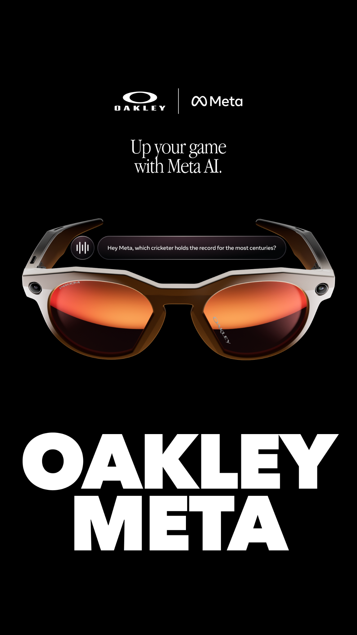Oakley Meta Facebook ad