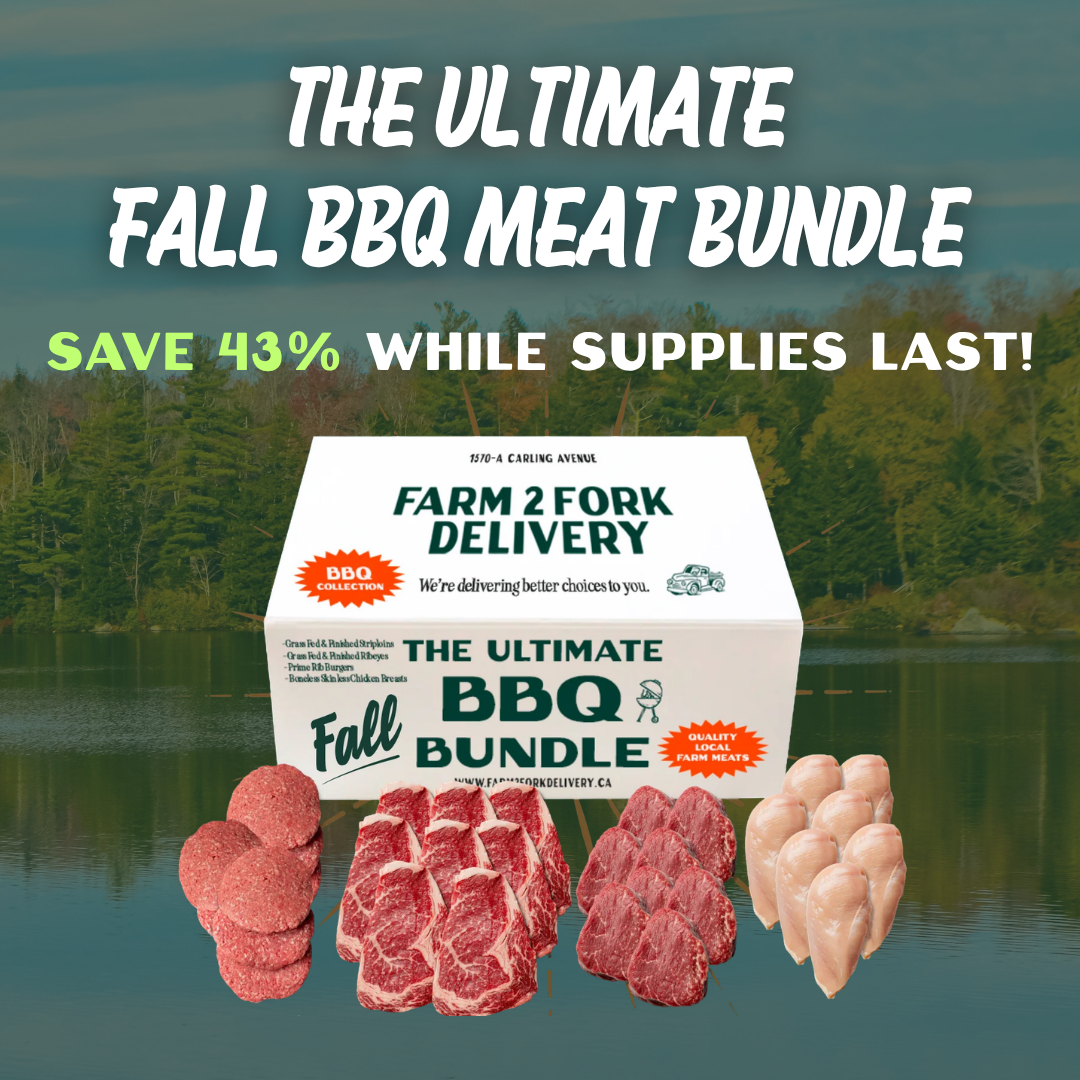 Farm 2 Fork Canada Facebook ad: Get $306 Off Fall BBQ Meat Bundle | Farm2Fork