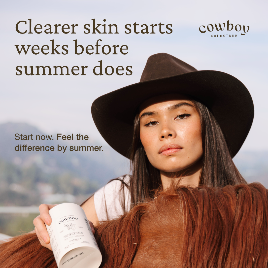Cowboy Colostrum Facebook ad