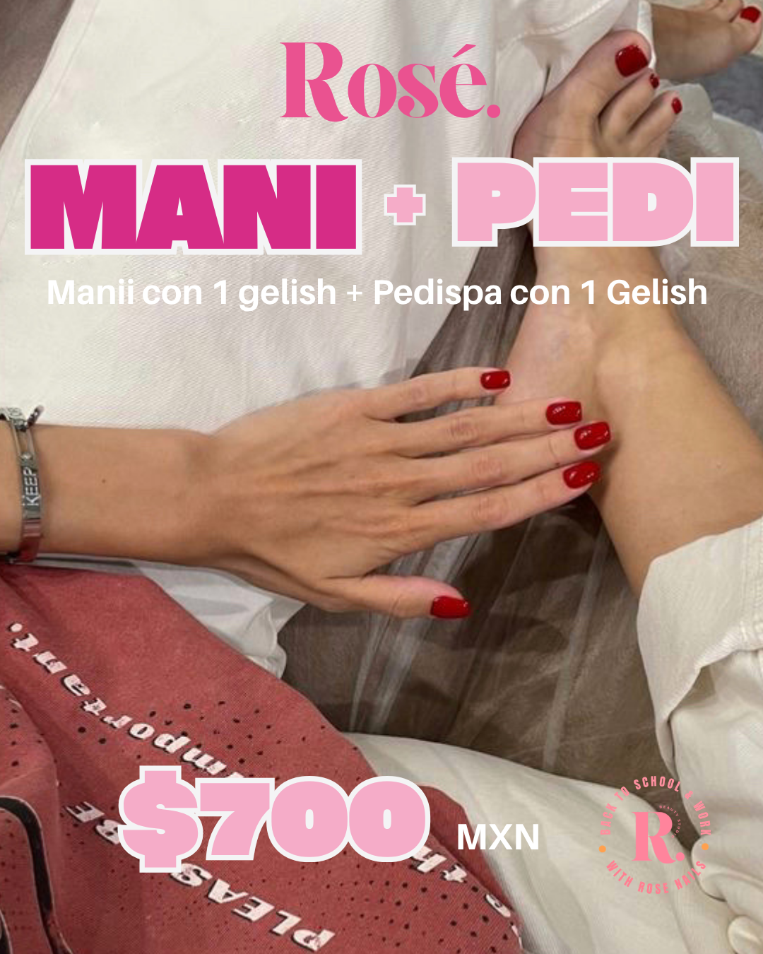 Rosé Beauty Studio Facebook ad: Mas info de la promo!