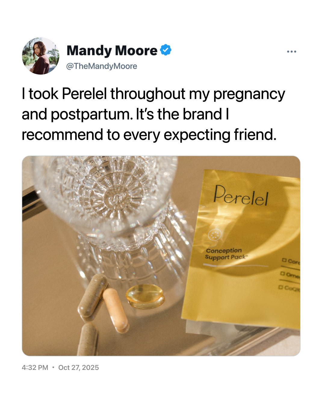 Mandy Moore Facebook ad