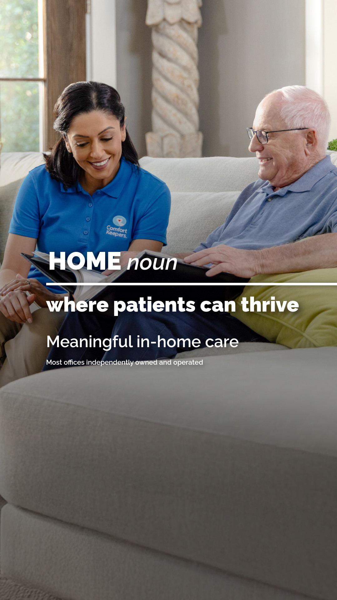 Comfort Keepers Home Office Facebook ad