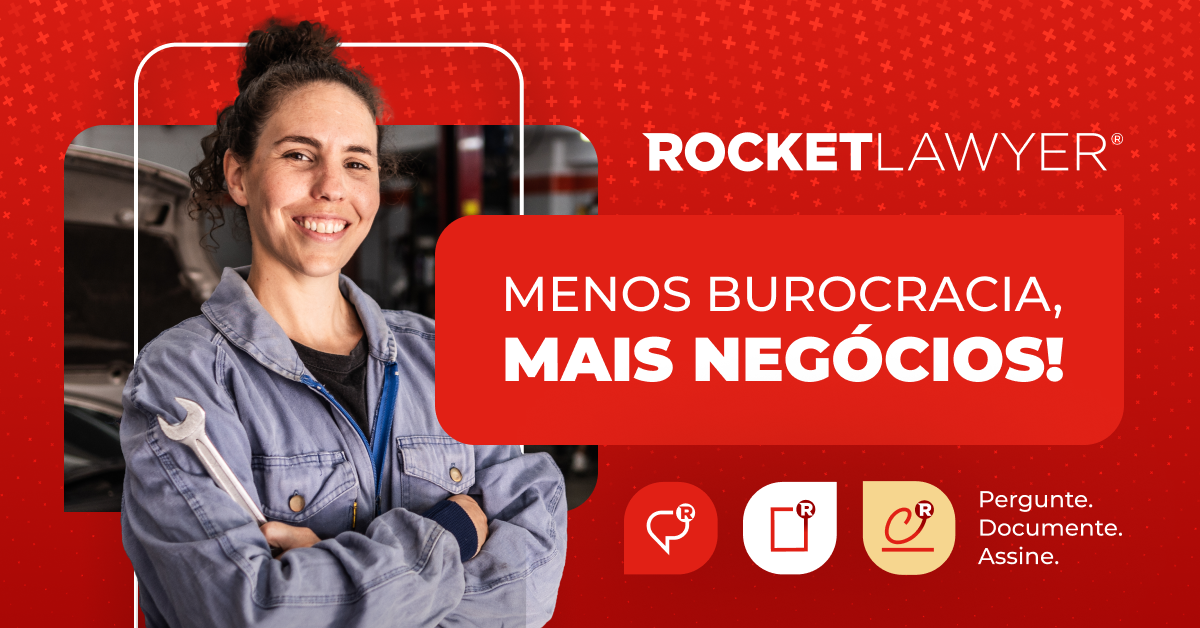 Rocket Lawyer Brasil Facebook ad: Contratos para MEI simples e rápidos