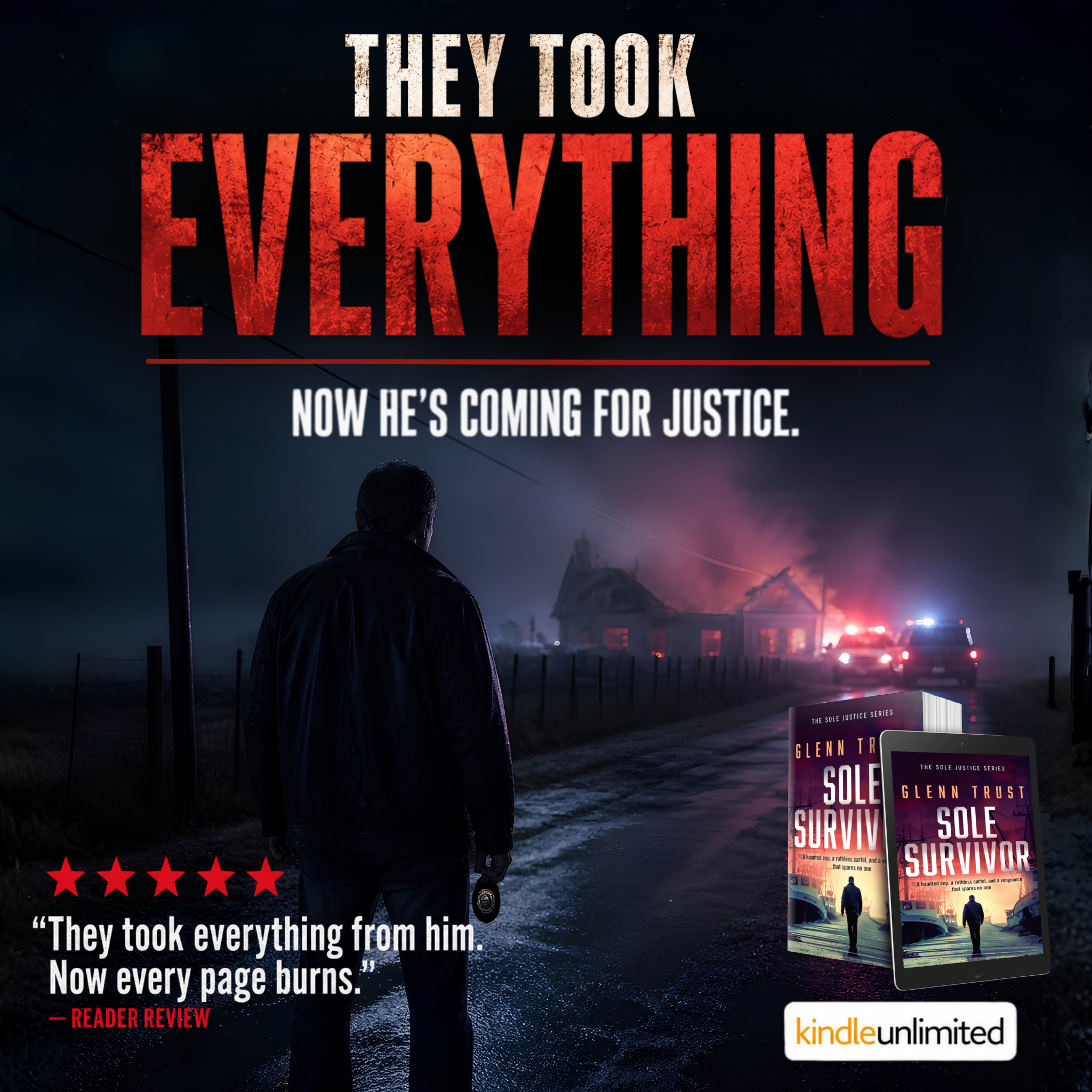 Vinci Crime Thrillers Facebook ad
