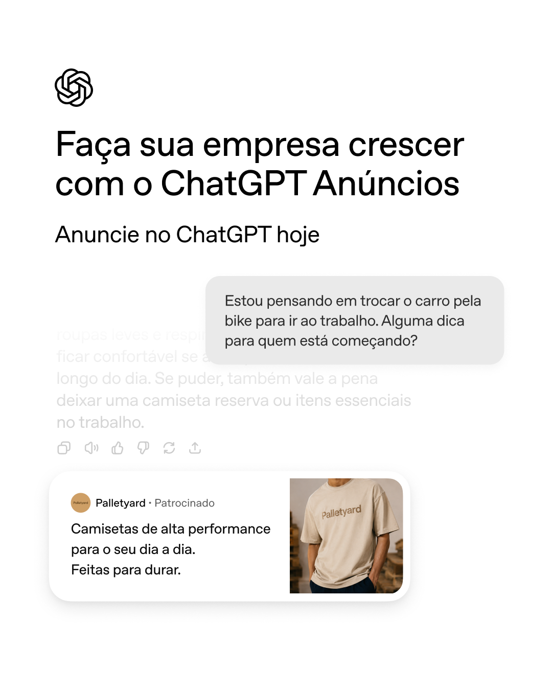 ChatGPT Facebook ad: Anuncie no ChatGPT hoje