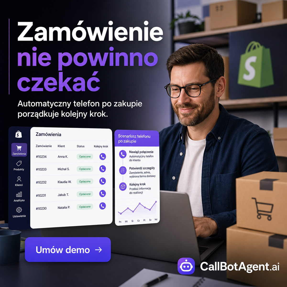 Callbotagent Facebook ad