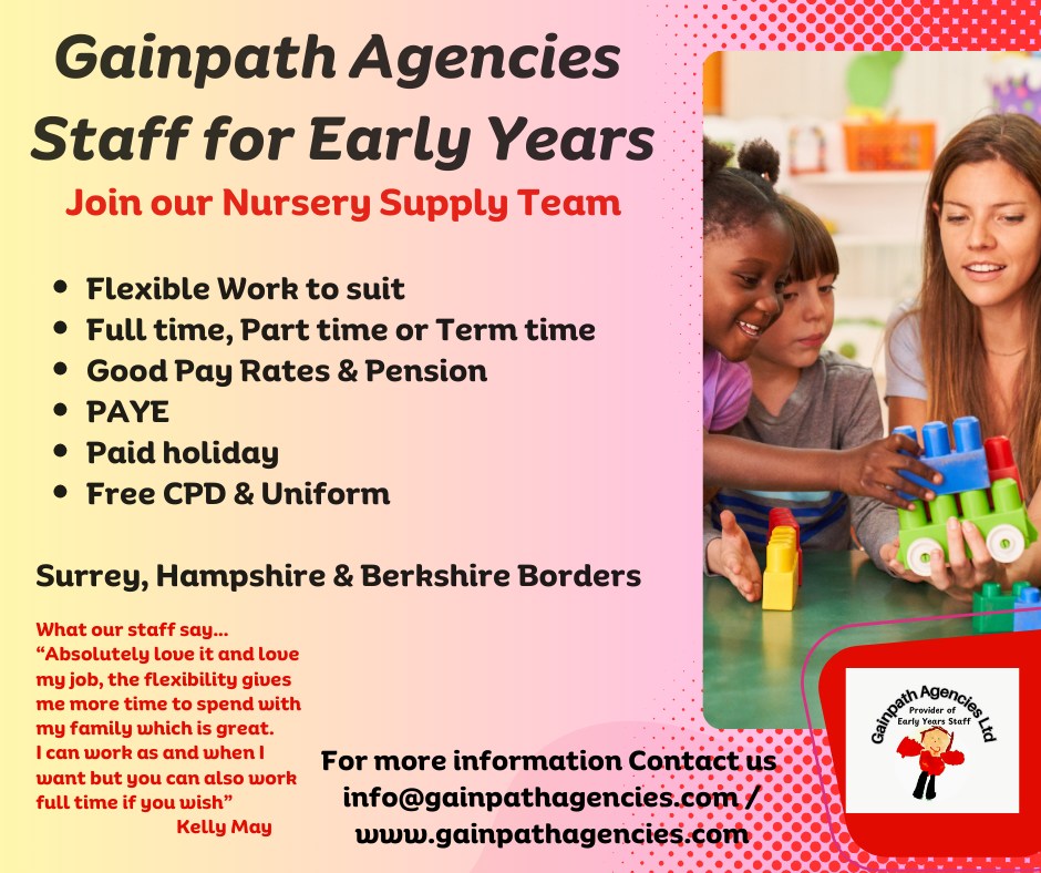 Gainpath Agencies Facebook ad: Gainpath Childcare