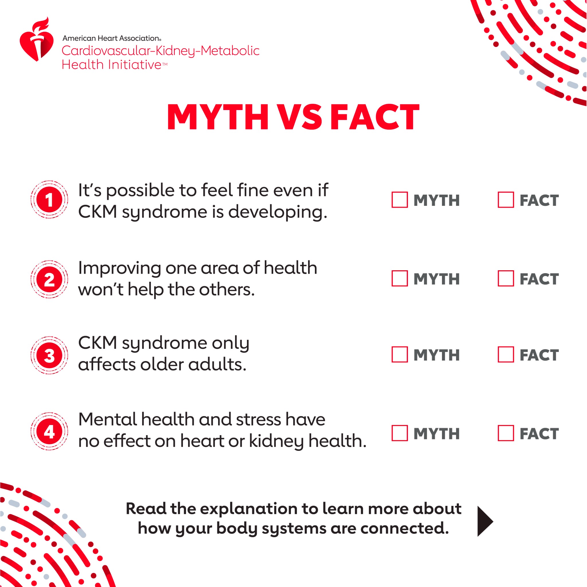 American Heart Association Facebook ad