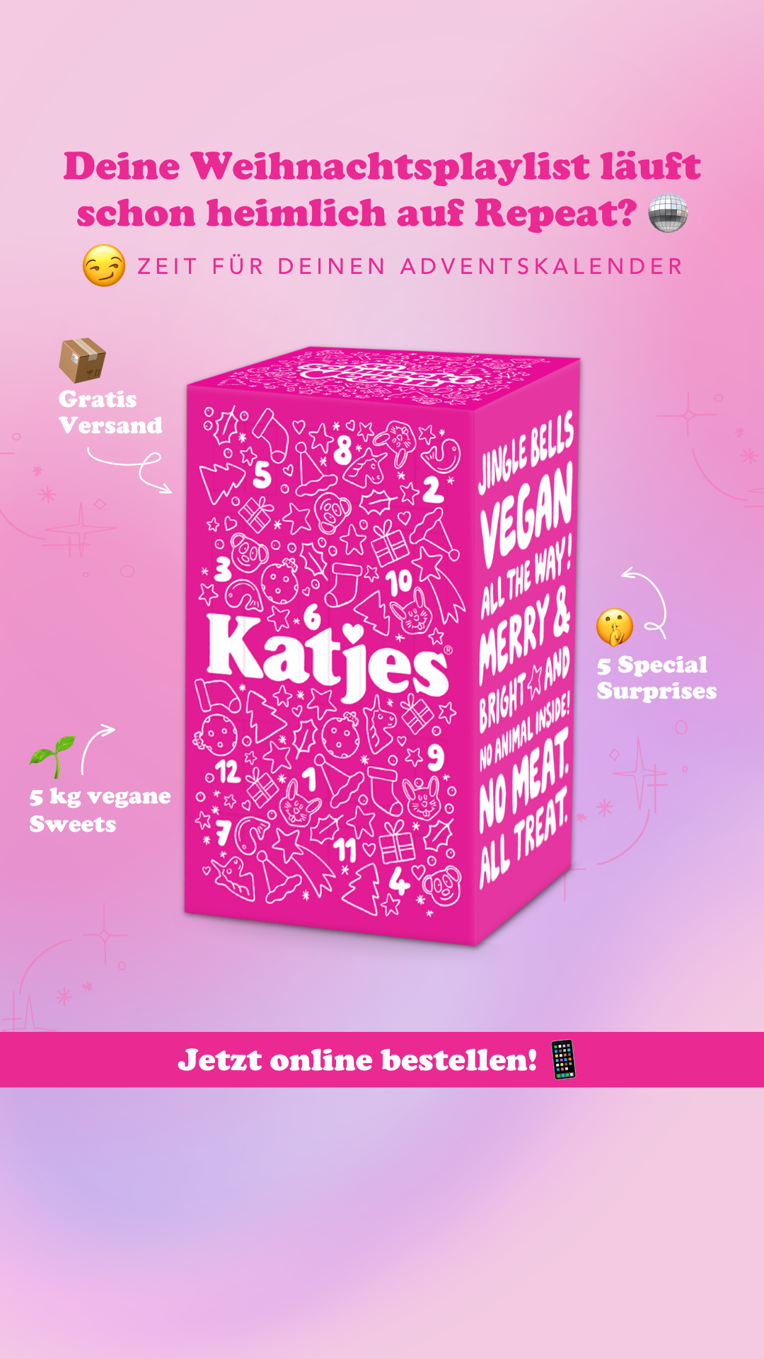 Katjes Facebook ad: Nur solange der Vorrat reicht!