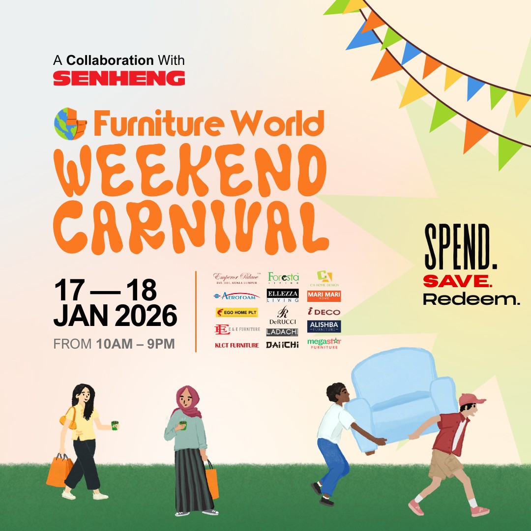 Furniture World Malaysia Facebook ad: Upgrading your home in 2026?