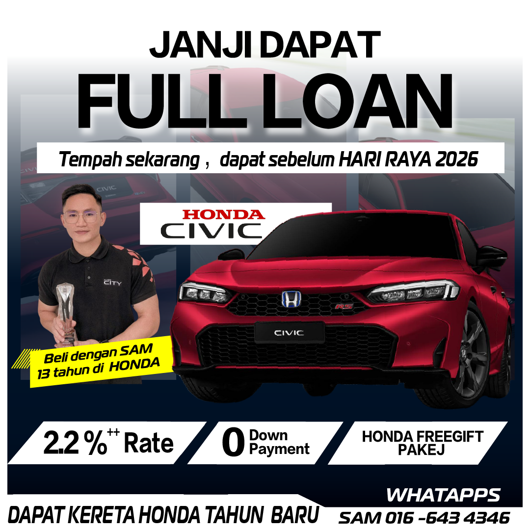 Honda Malaysia MYCAR Facebook ad: Beli sekarang dan nikmati Full Loan