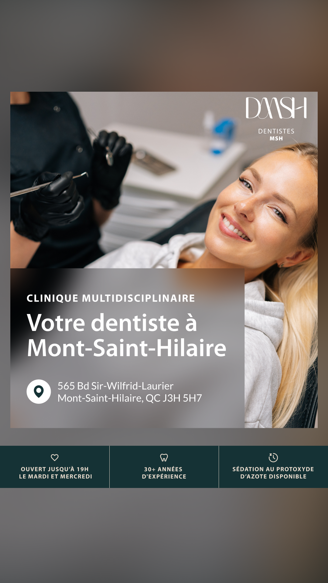 Dentistes MSH Facebook ad from Feb 13, 2026