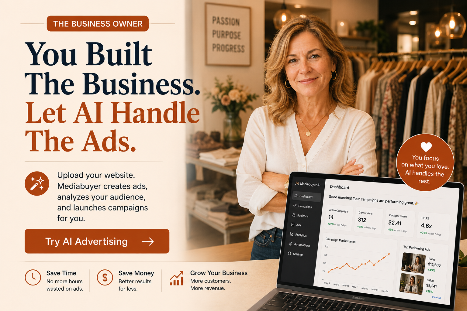 GPT Media Buyer Facebook ad