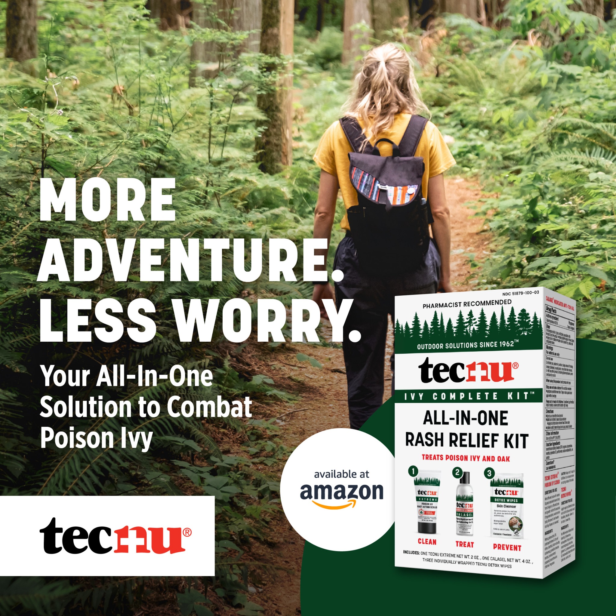 Tecnu Facebook ad: Don’t let poison ivy slow you down.