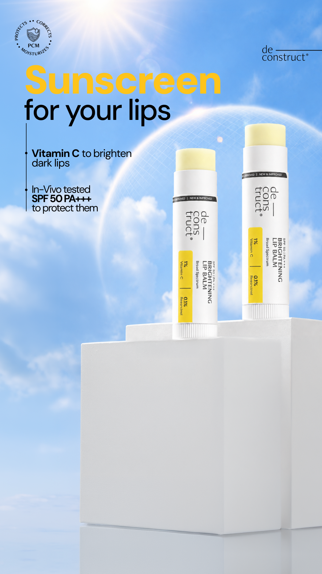 Deconstruct Skincare Facebook ad