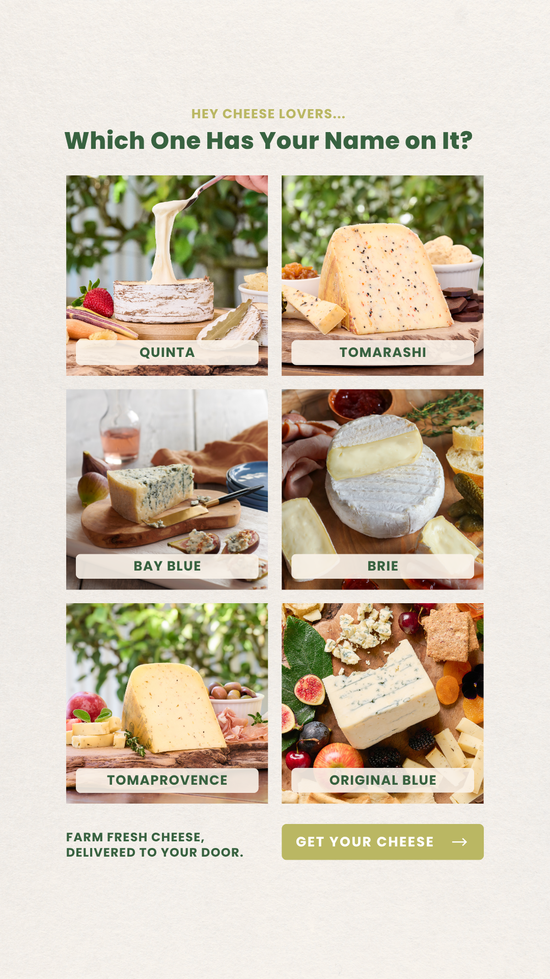 Point Reyes Farmstead Cheese Facebook ad