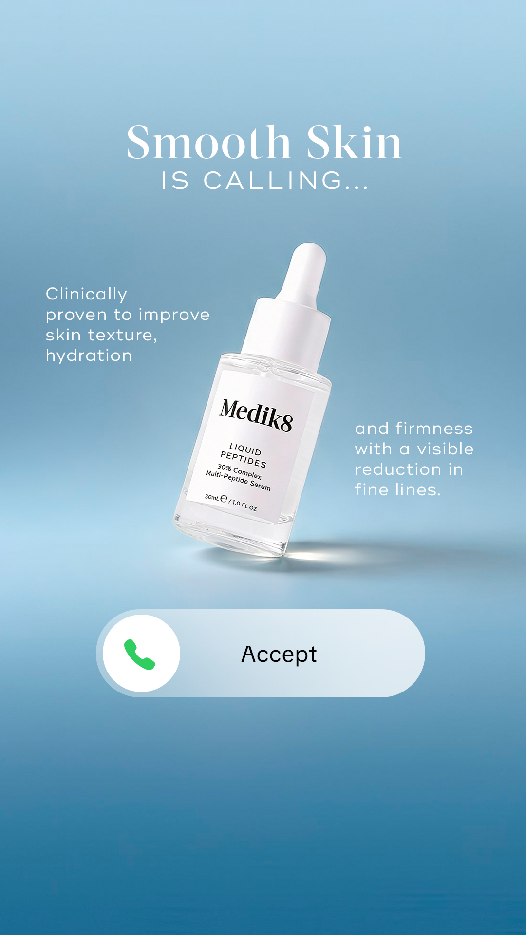 Medik8 Facebook ad