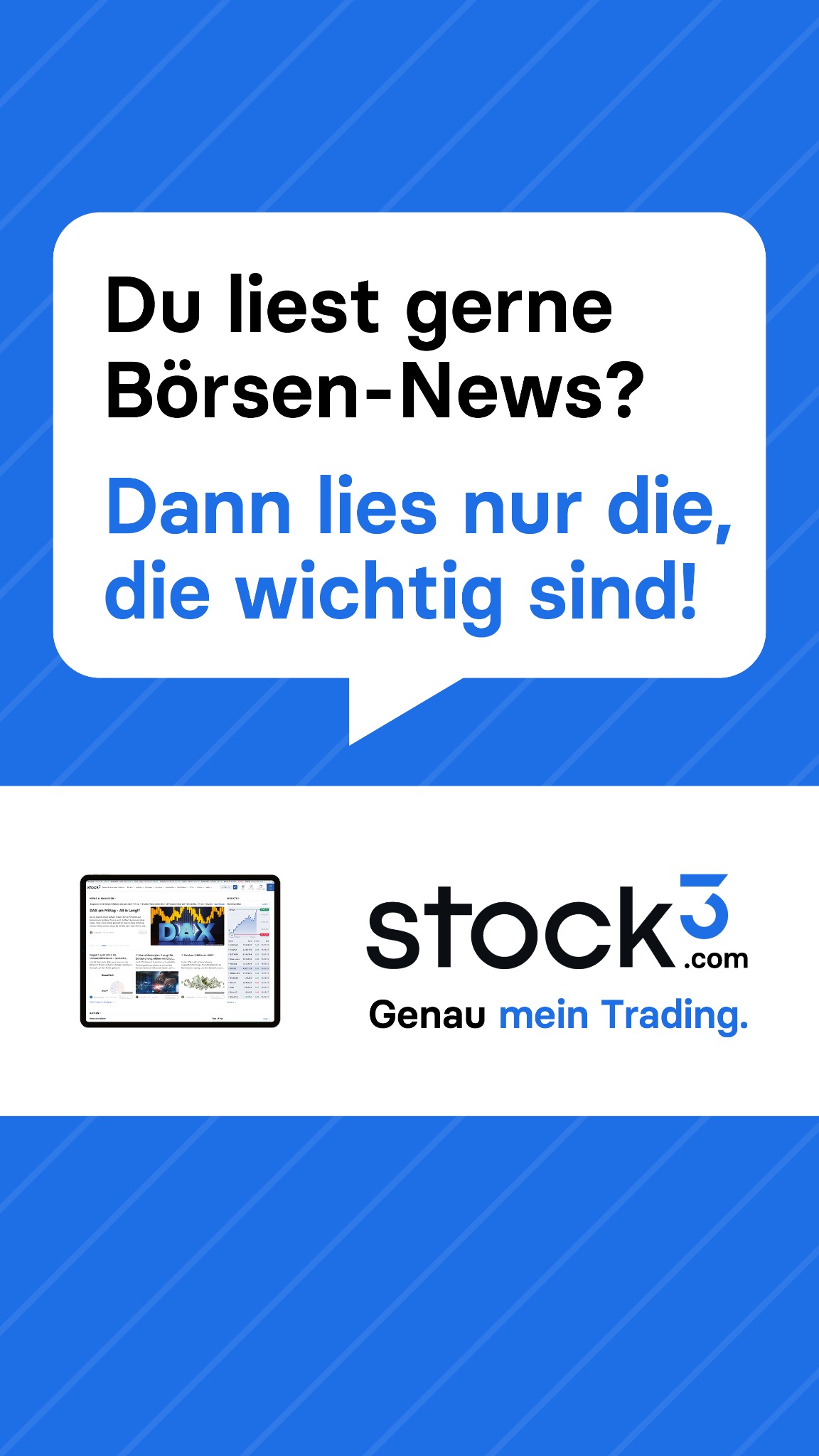 Stock3 Facebook ad
