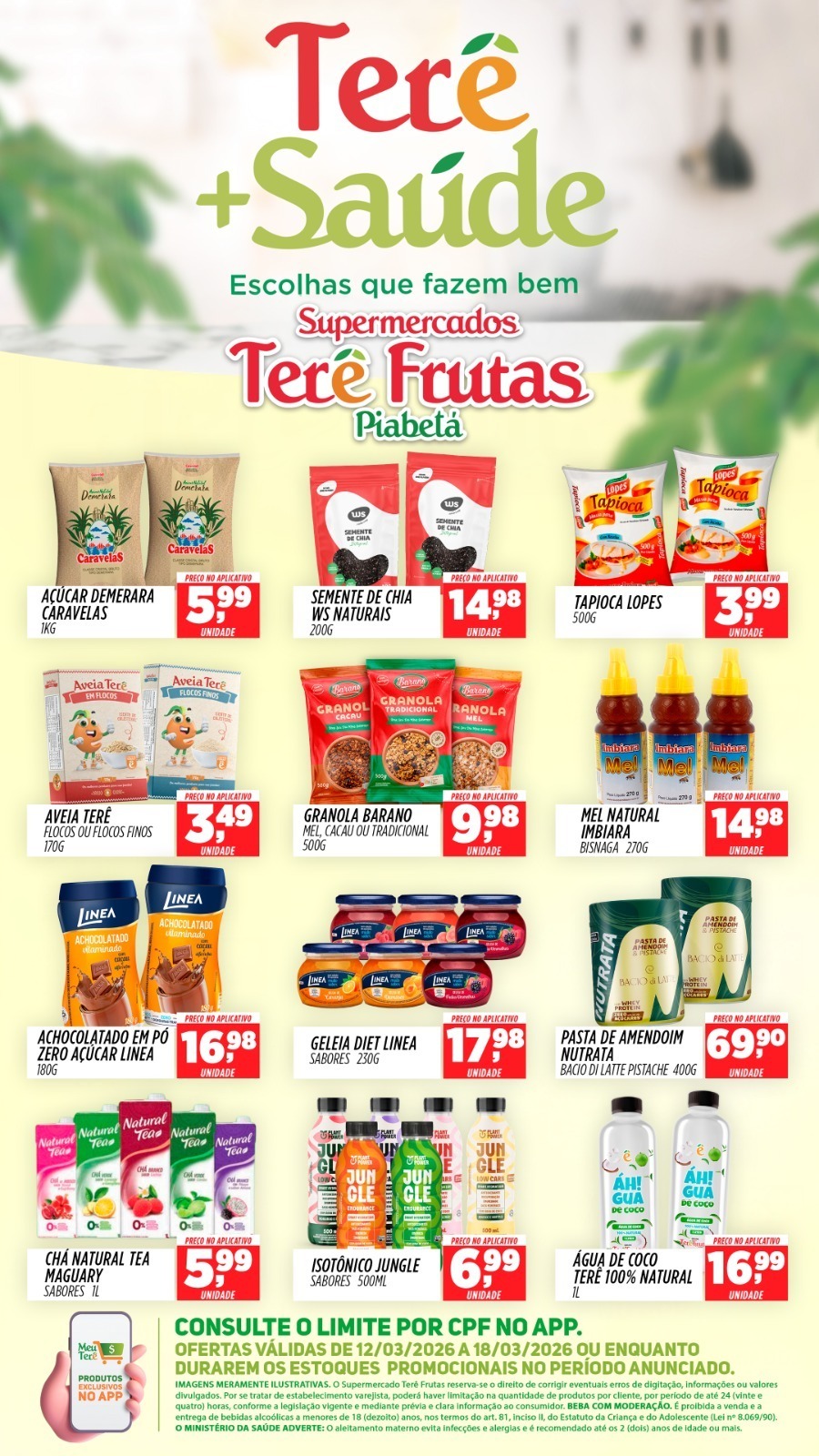 Super Terê Frutas Piabetá Facebook ad