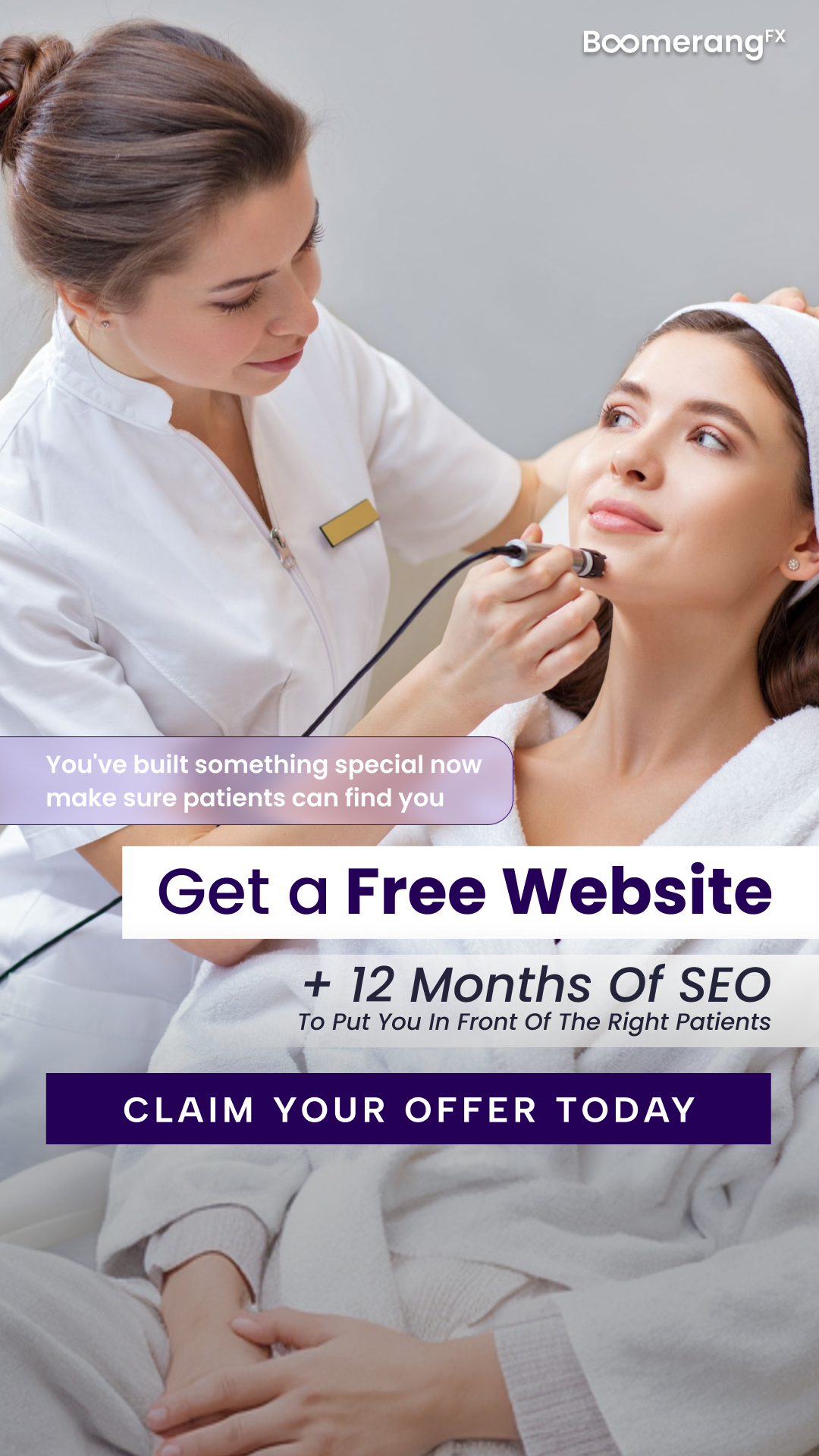 Boomerang FX - Software + Digital Marketing for Aesthetic Practices Facebook ad