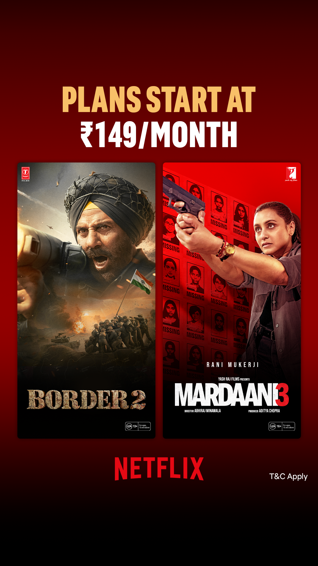 Netflix Facebook ad