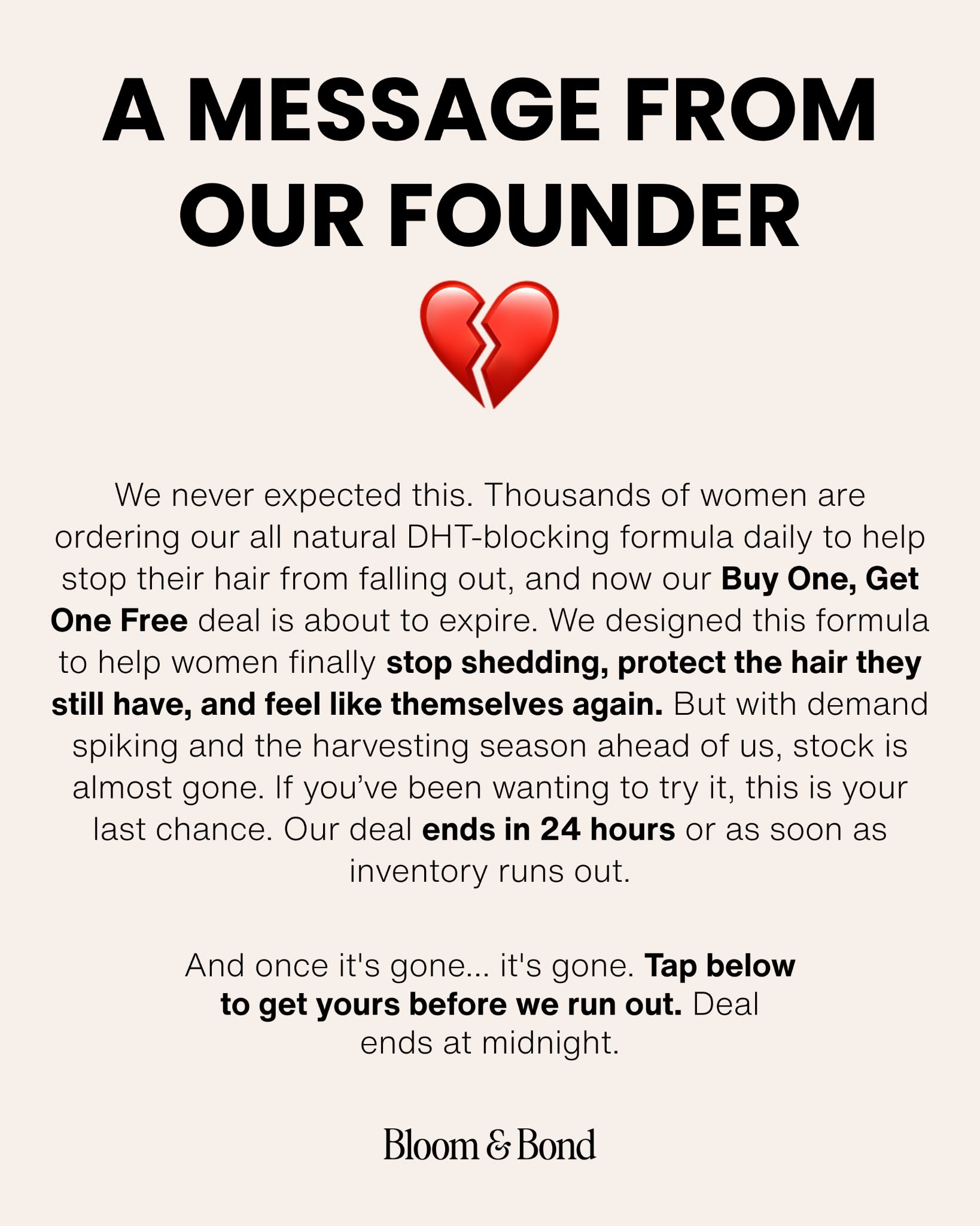 Bloom & Bond Facebook ad