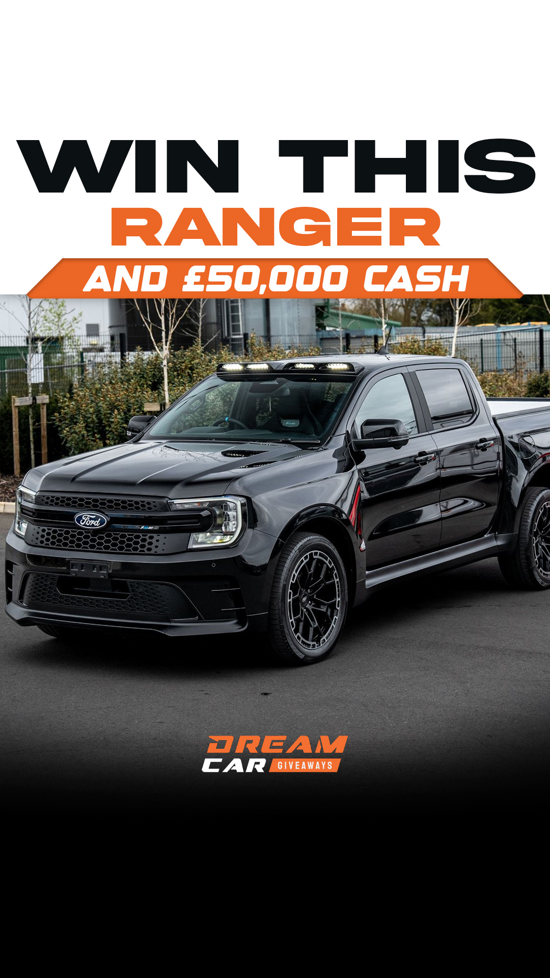 Dream Car Giveaways Facebook ad