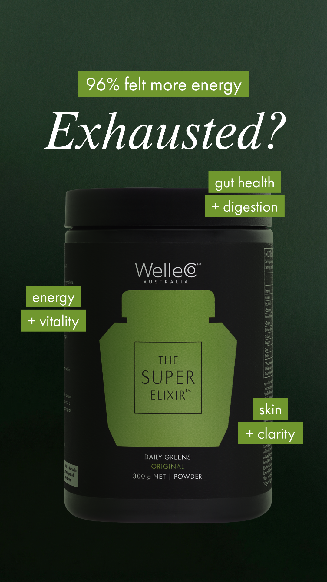 WelleCo Facebook ad