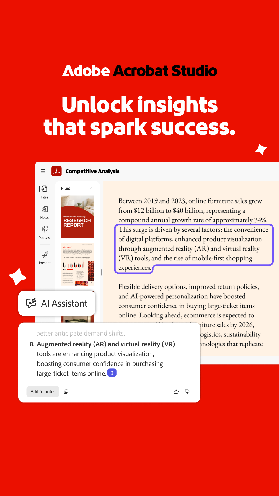 Adobe Acrobat Facebook ad