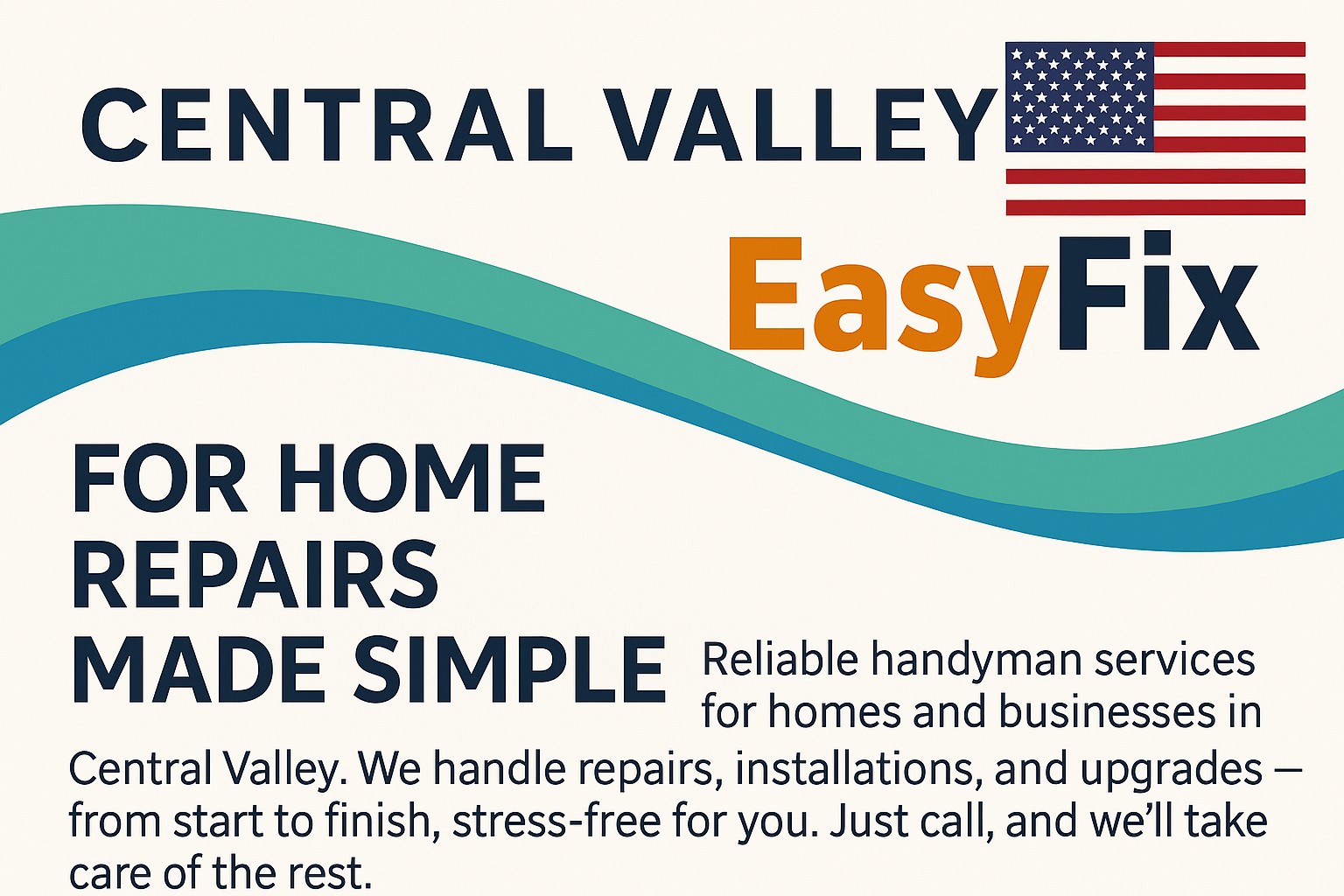 EasyFix Central Valley Facebook ad: Reliable handyman services for homes and businesses in…
