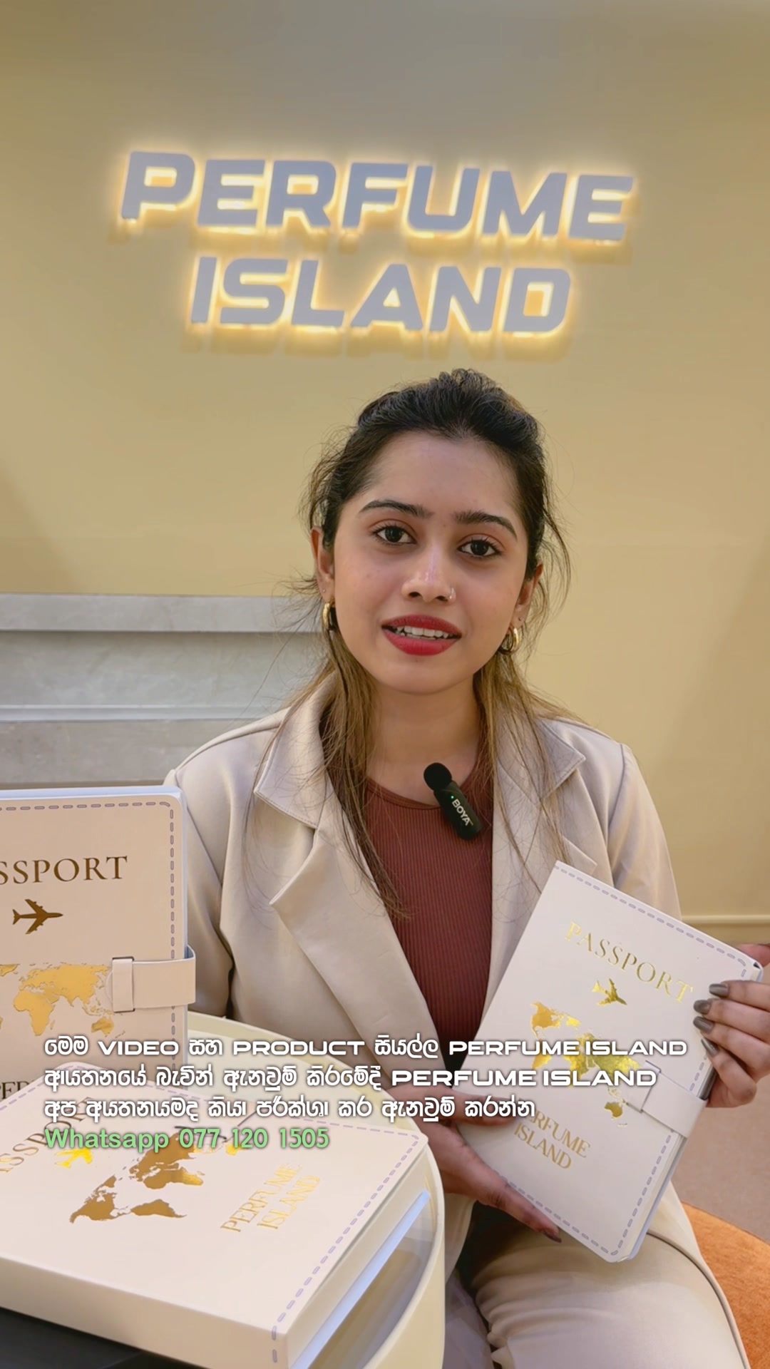 Perfume Island Facebook ad: රටවල් 4කින් ආව වගේ වෙනස්ම Luxury සුවඳ 4ක්එ…