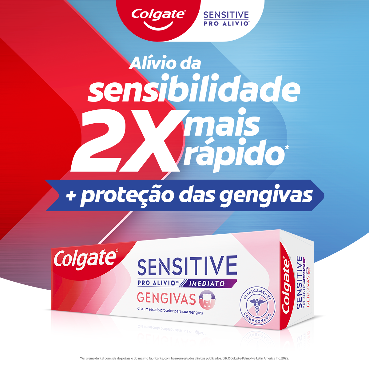 Colgate Brasil Facebook ad: Colgate Sensitive Pro Alívio: alívio da sensibilidade e…