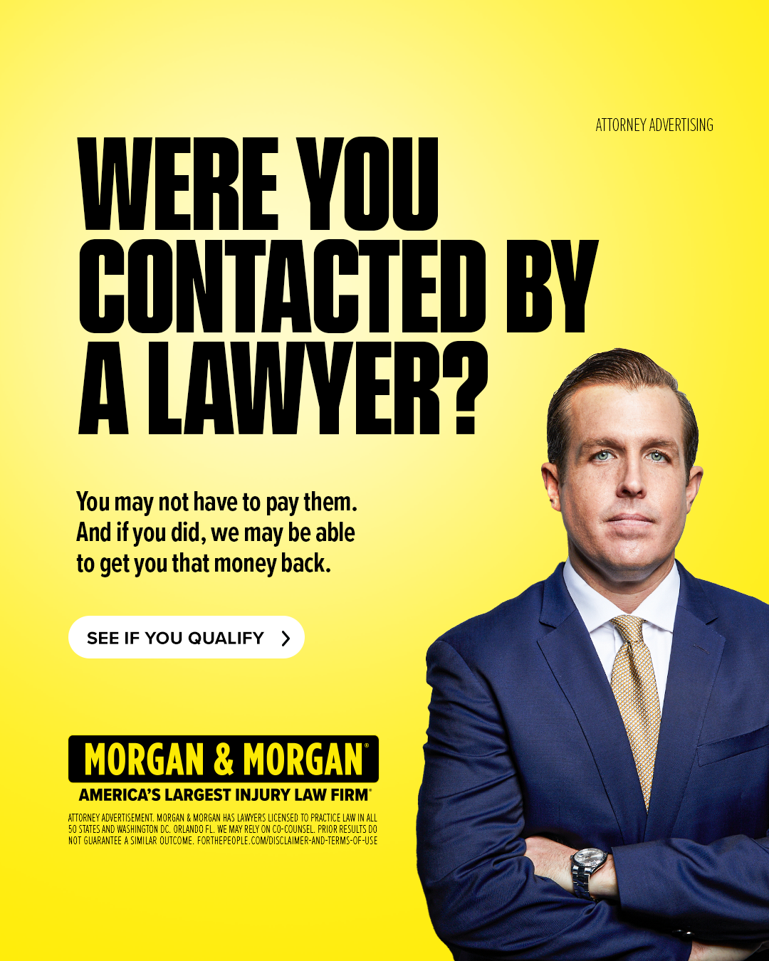 Morgan & Morgan Facebook ad