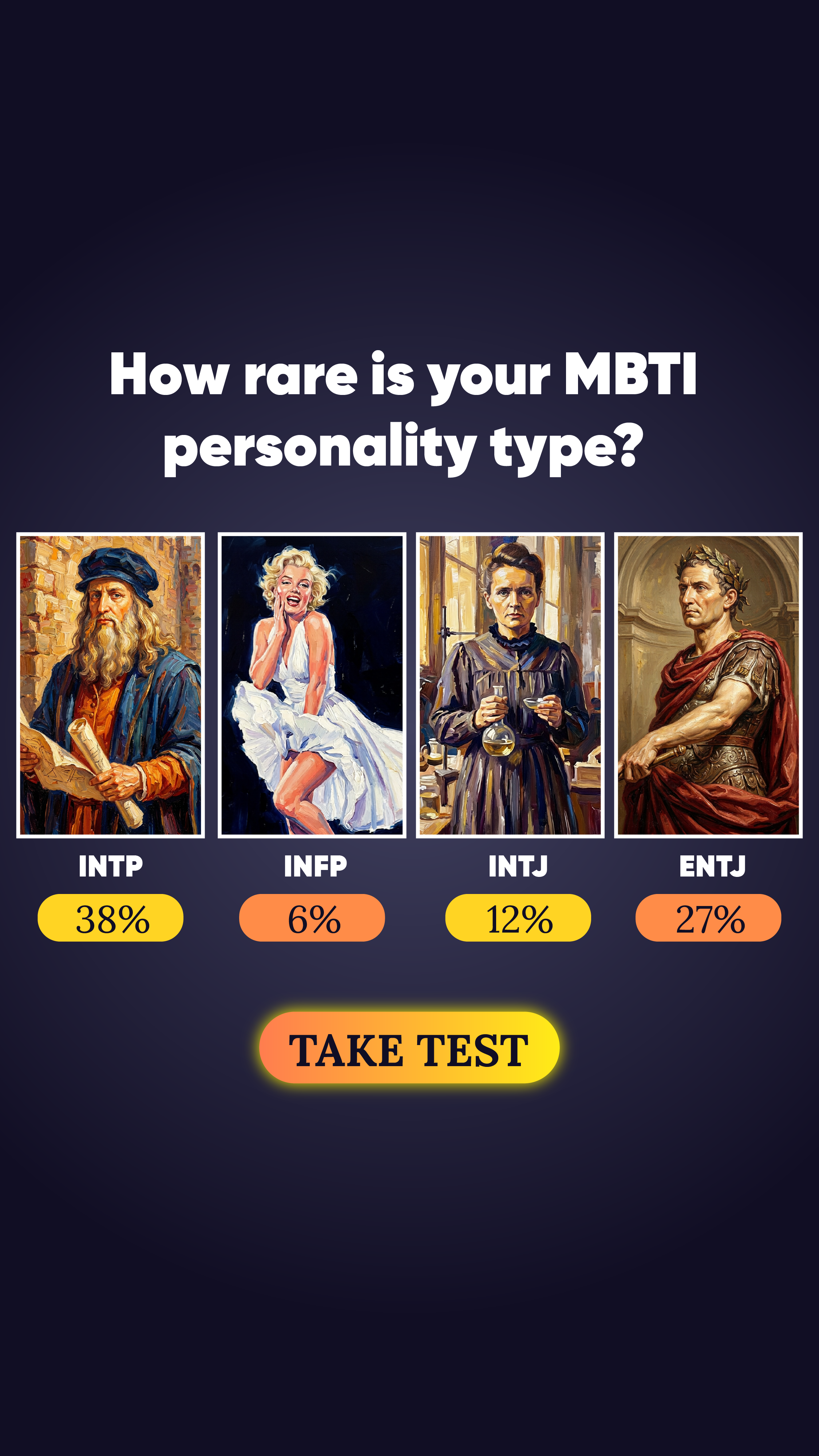 Personality Type Facebook ad