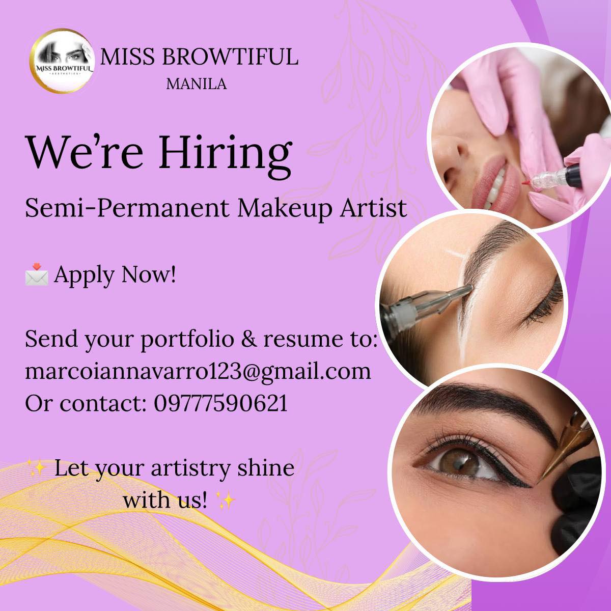 Miss Browtiful Manila Facebook ad