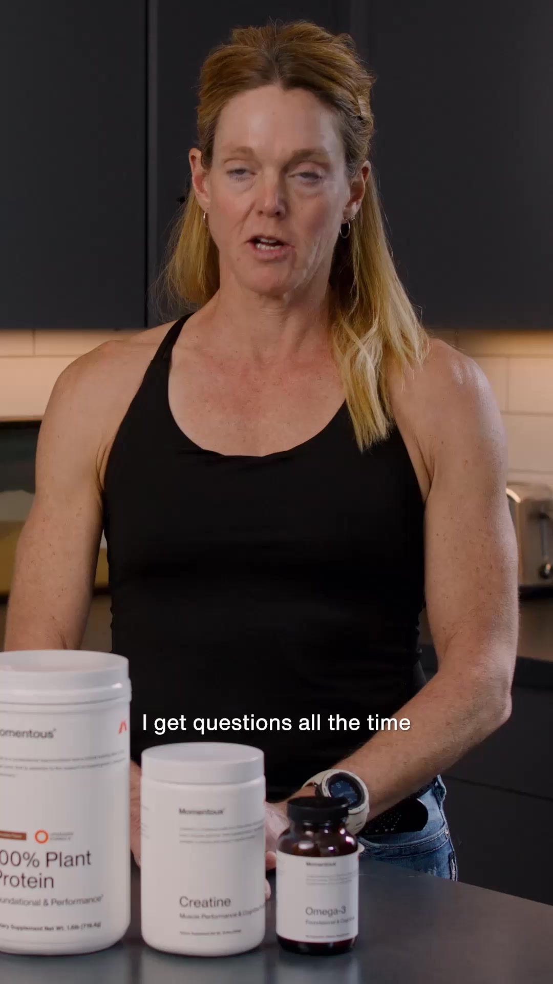 Dr. Stacy Sims Facebook ad: Chewable Creatine, Done Right